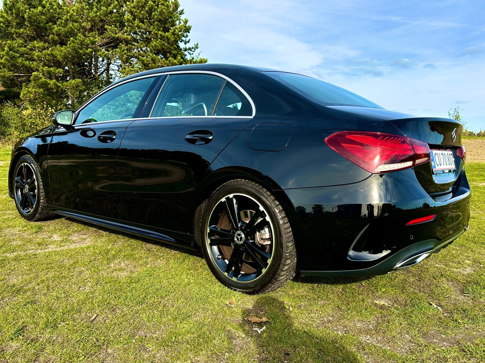 Sort Mercedes A200 fra 2019