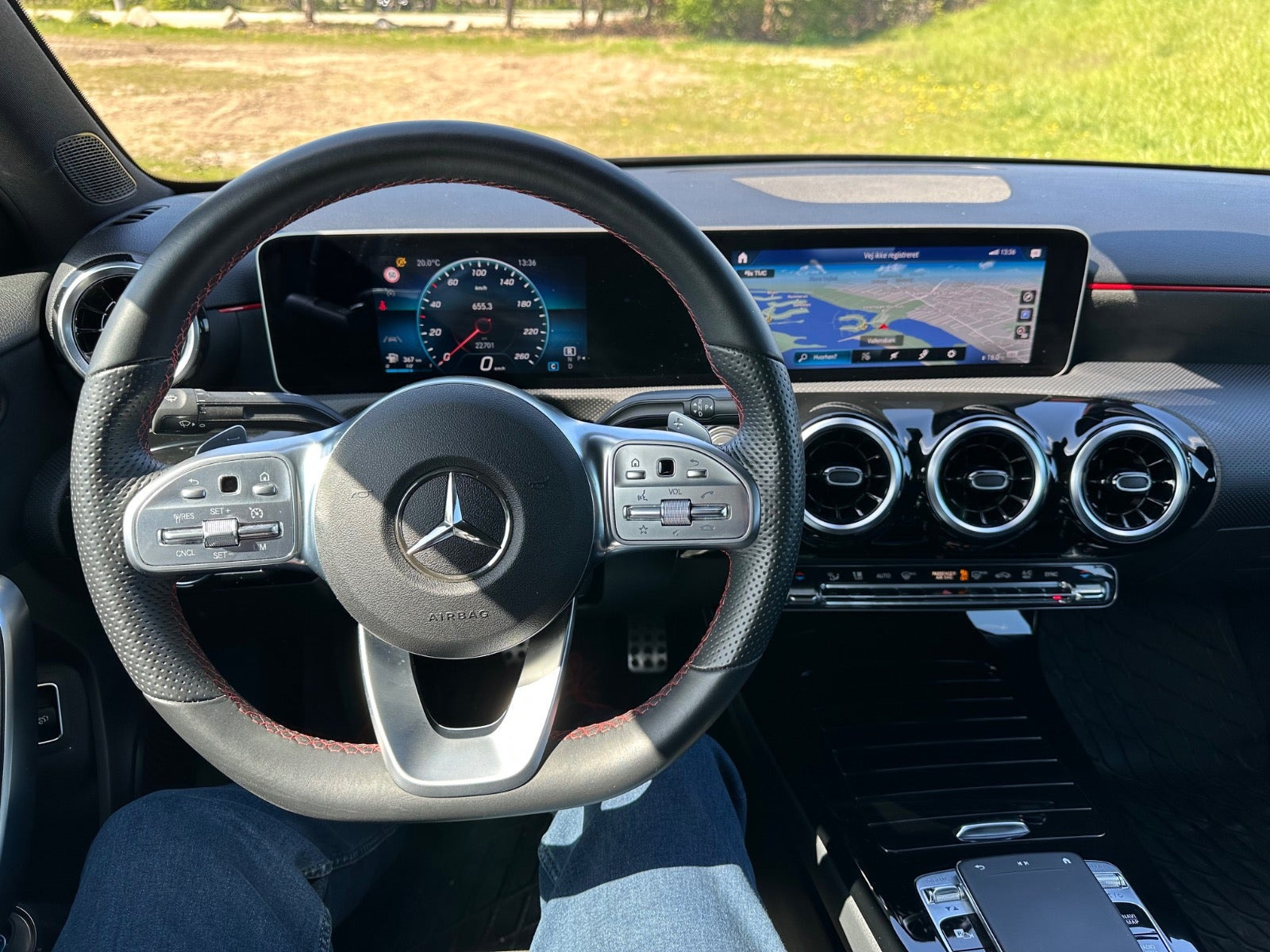 Sort Mercedes A200 fra 2019