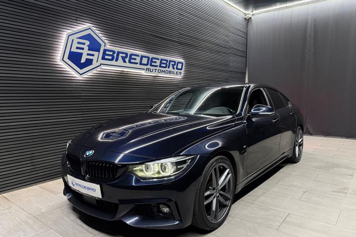 Blå BMW 420d fra 2020