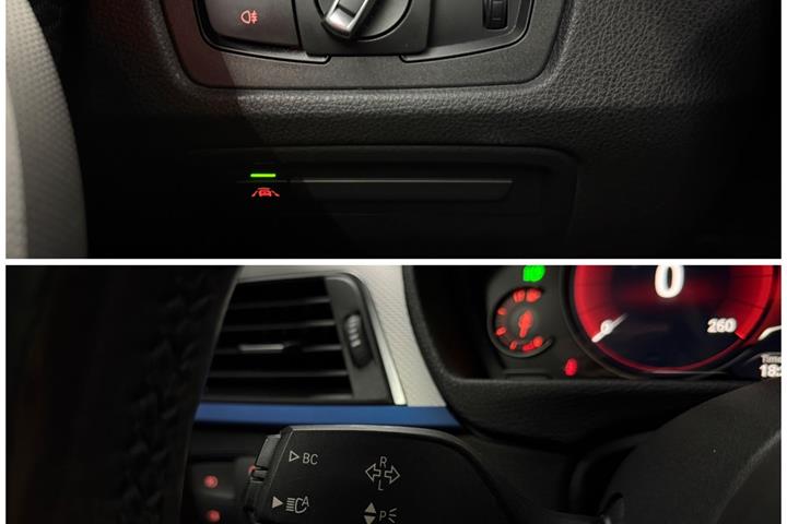 Blå BMW 420d fra 2020