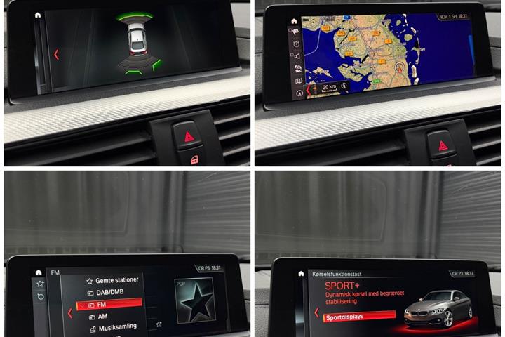 Blå BMW 420d fra 2020