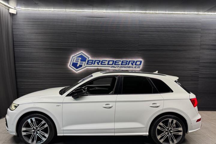 Hvid Audi SQ5 fra 2018