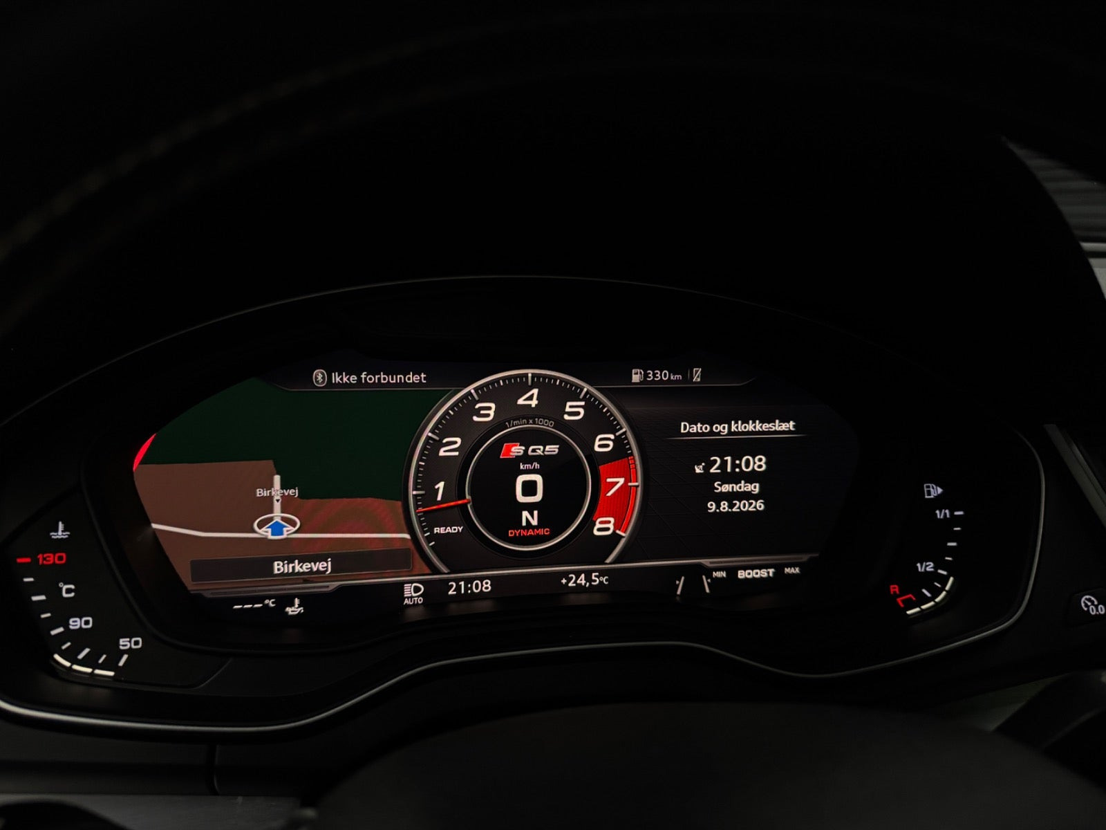 Hvid Audi SQ5 fra 2018