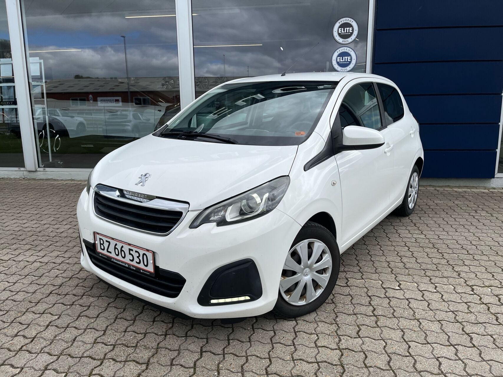 Hvid Peugeot 108 fra 2015