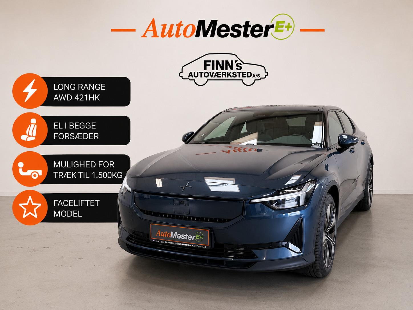Polestar 2 EL LRDM AWD 421HK 5d Aut.