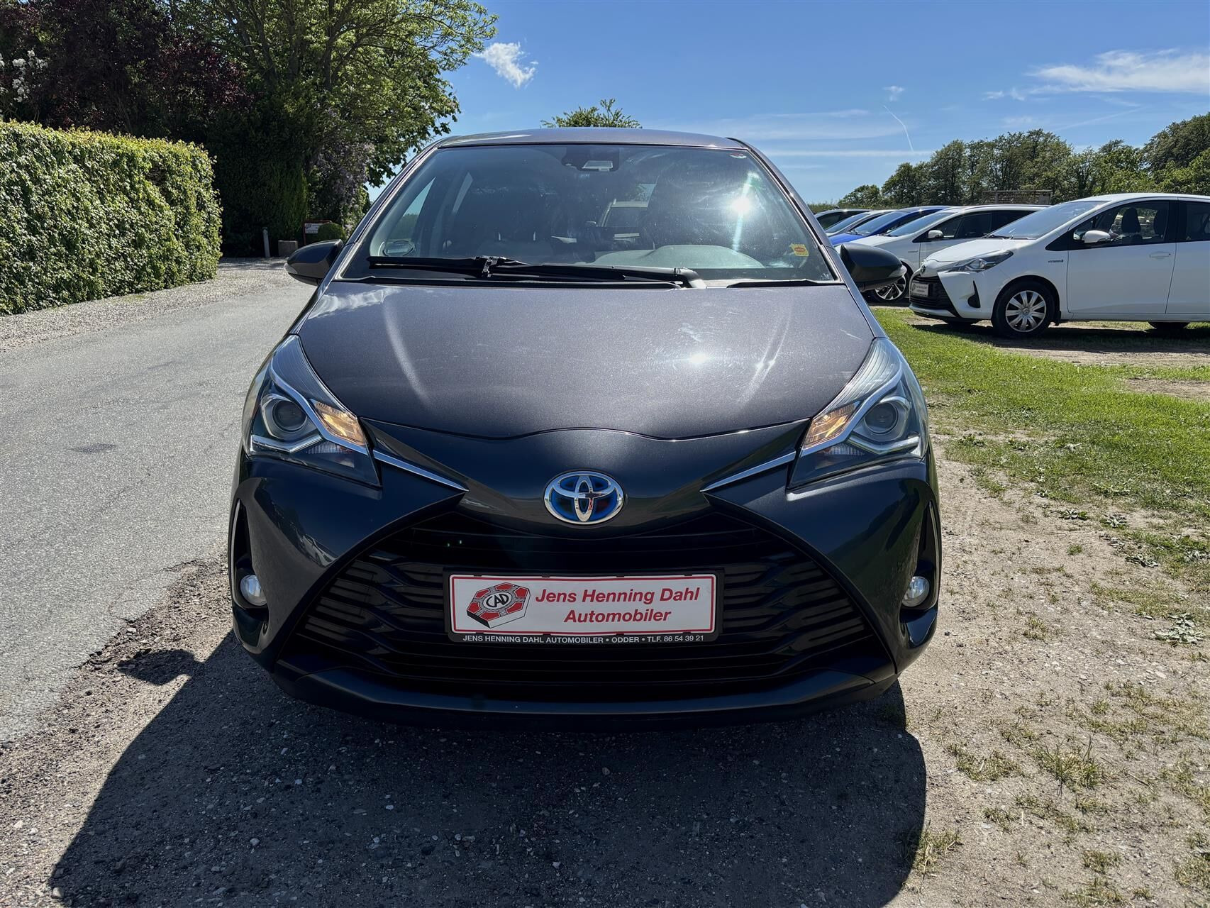 Sort Toyota Yaris fra 2018
