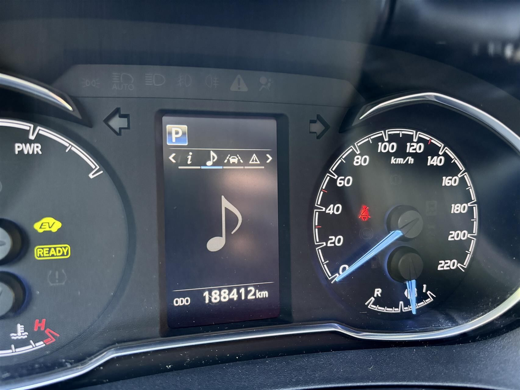 Sort Toyota Yaris fra 2018