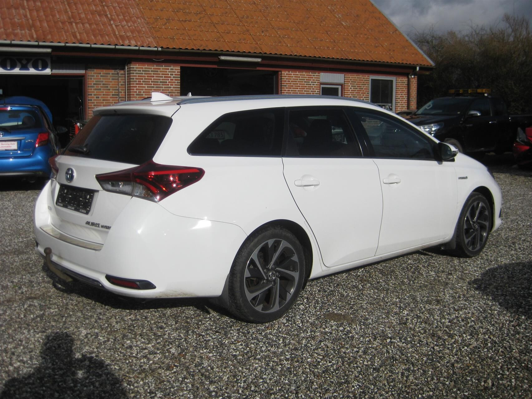 Hvid Toyota Auris fra 2016