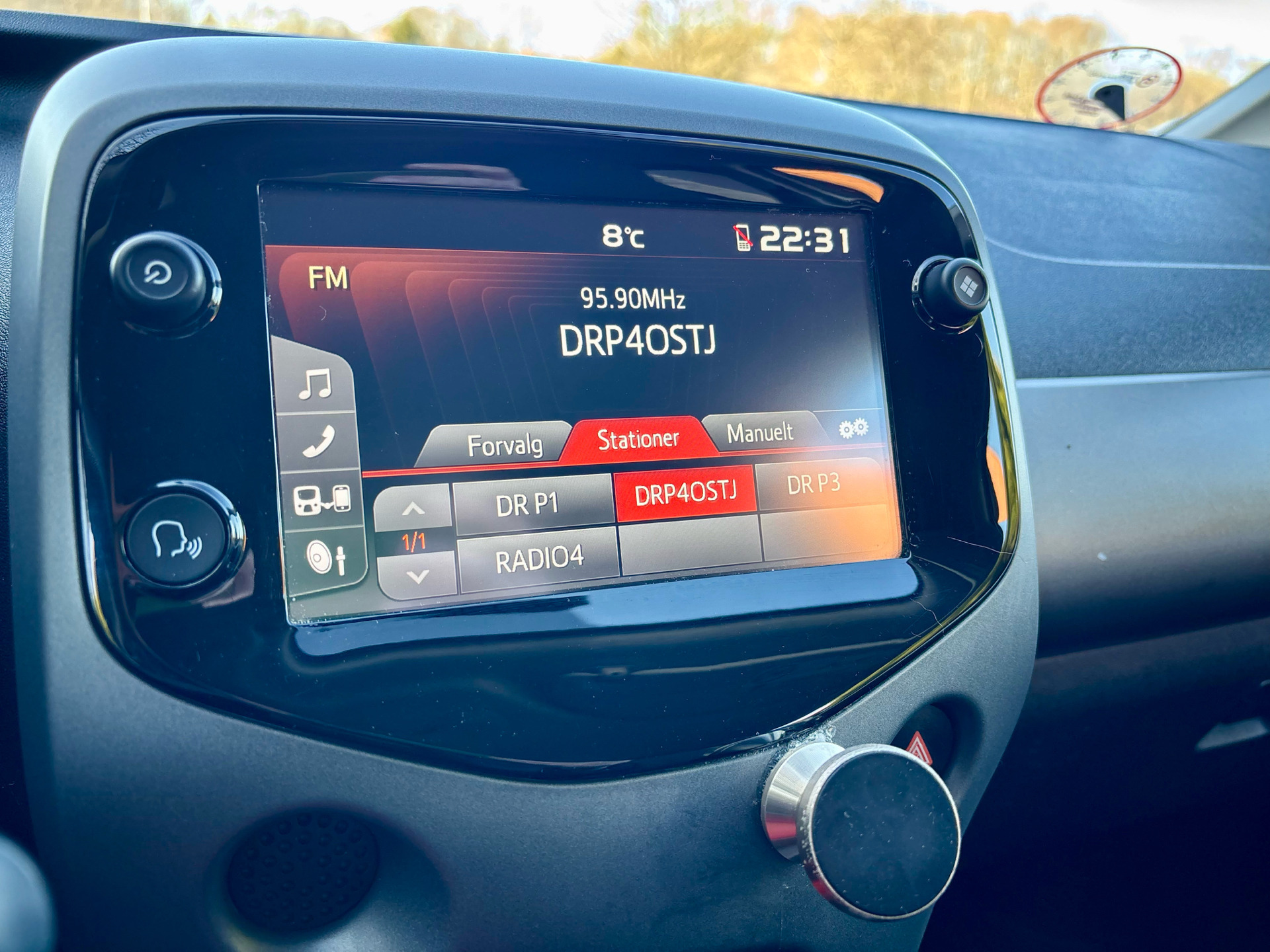 Hvid Toyota Aygo fra 2019