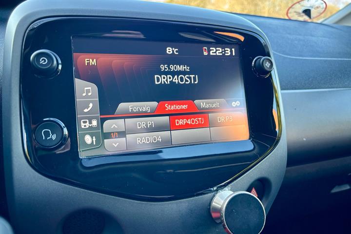 Hvid Toyota Aygo fra 2019