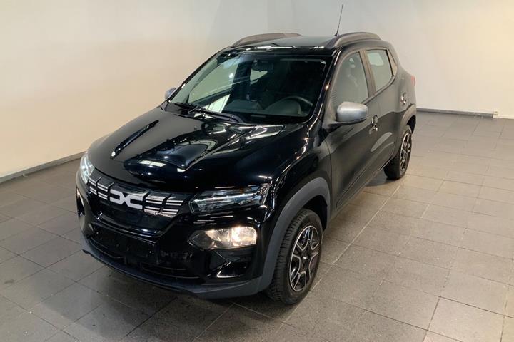 Sort Dacia Spring fra 2023 set udefra