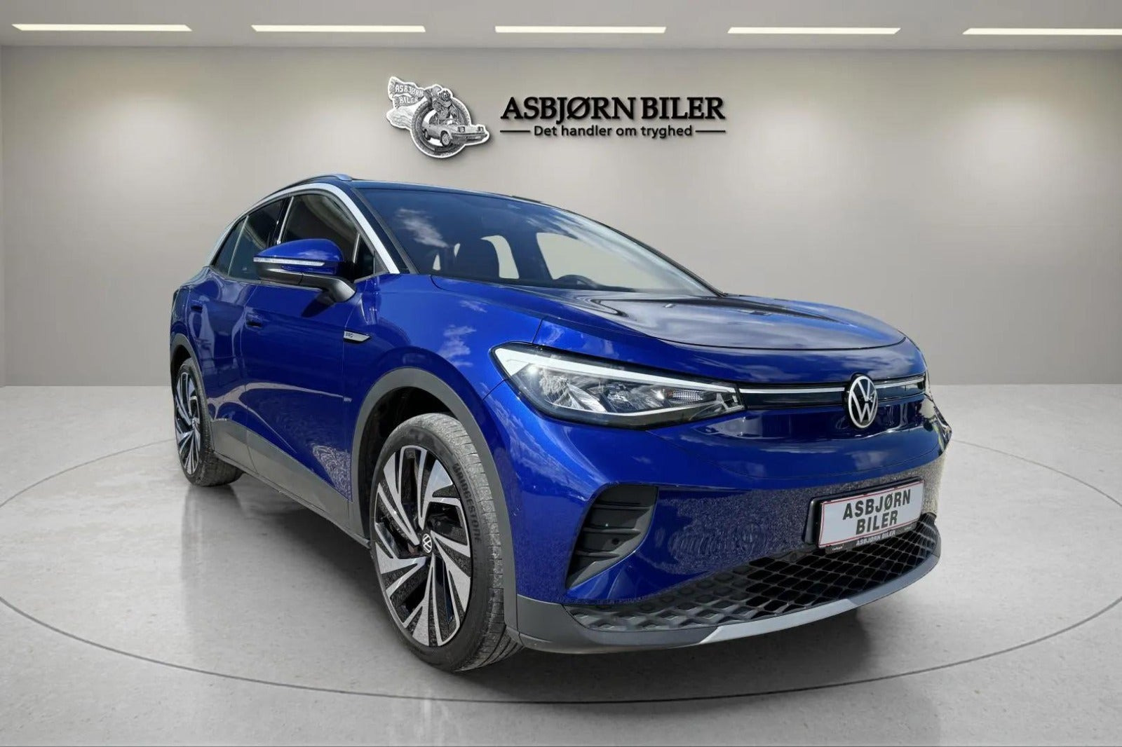 Blå VW ID.4 fra 2023