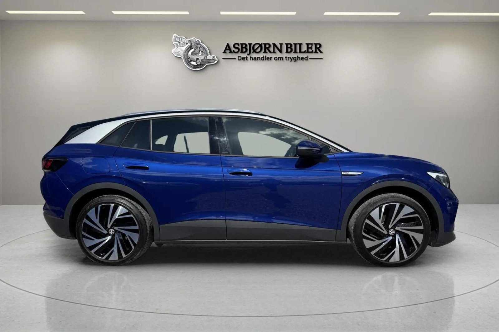 Blå VW ID.4 fra 2023
