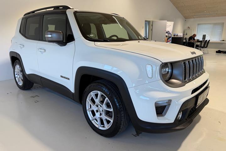 Hvid Jeep Renegade fra 2020