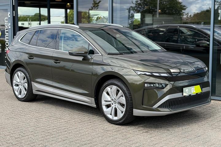 Grøn Skoda Enyaq fra 2025