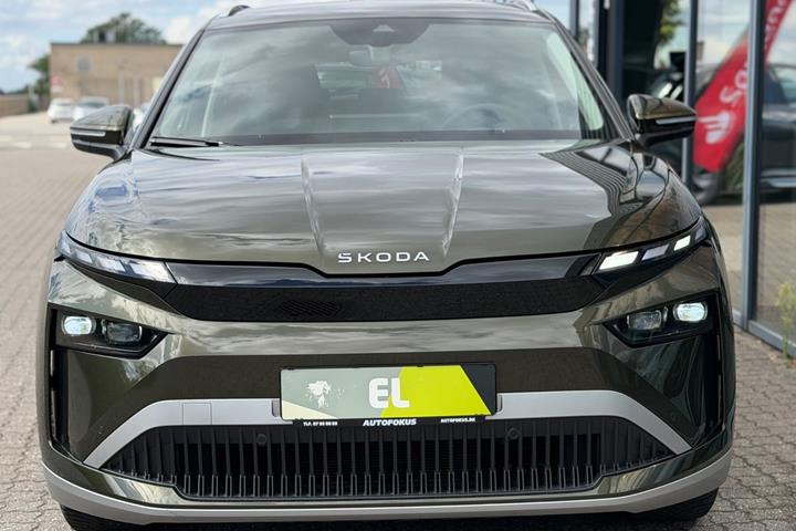 Grøn Skoda Enyaq fra 2025