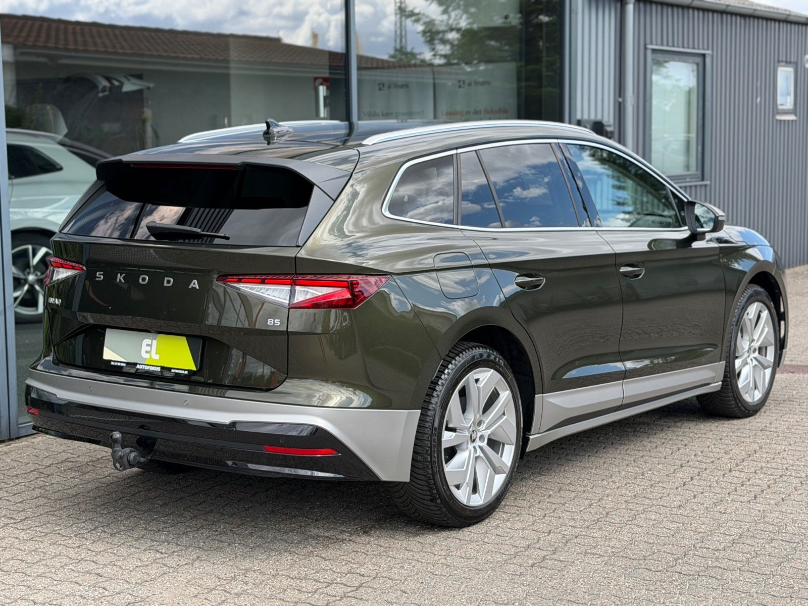 Grøn Skoda Enyaq fra 2025