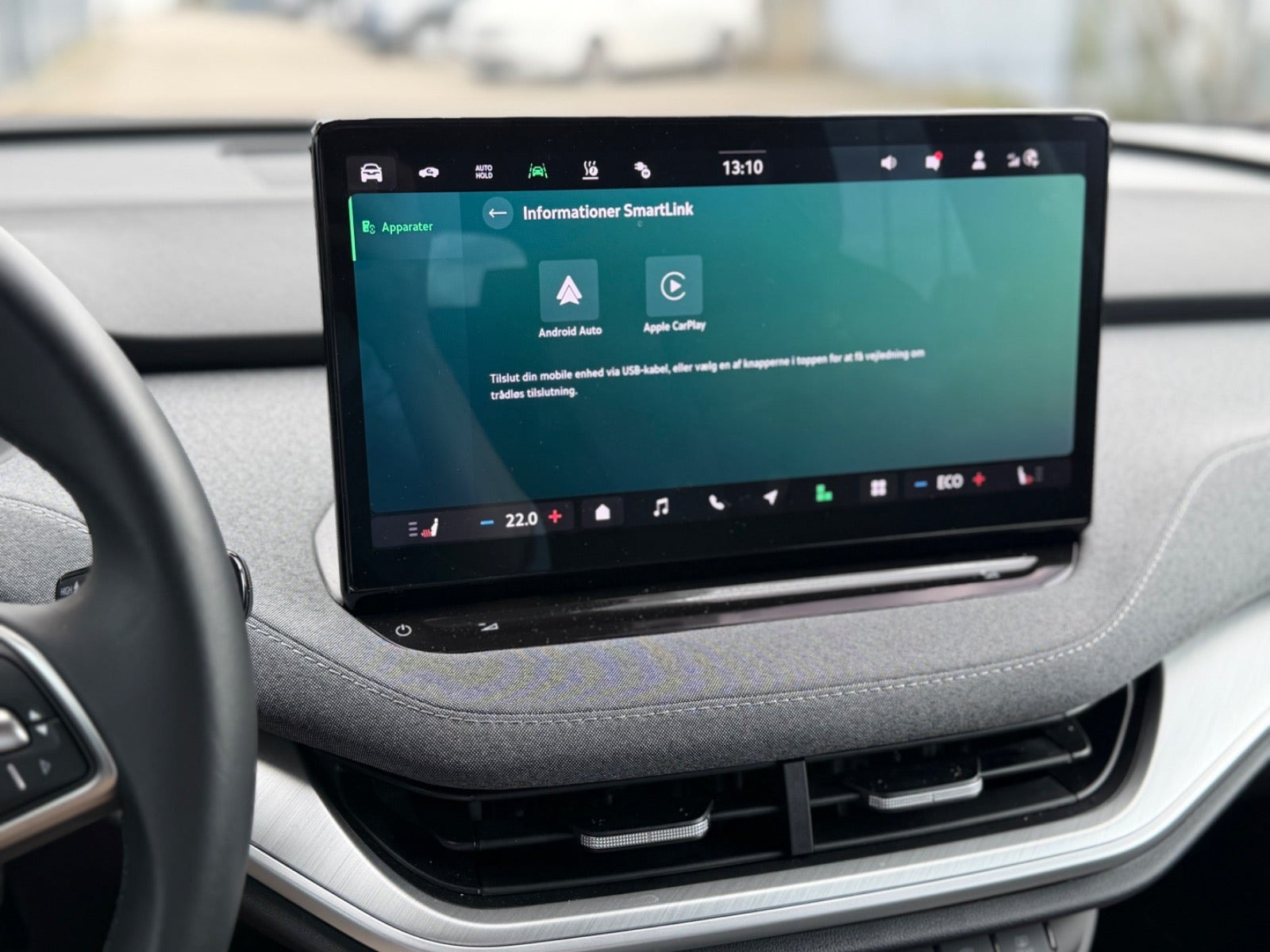 Grøn Skoda Enyaq fra 2025