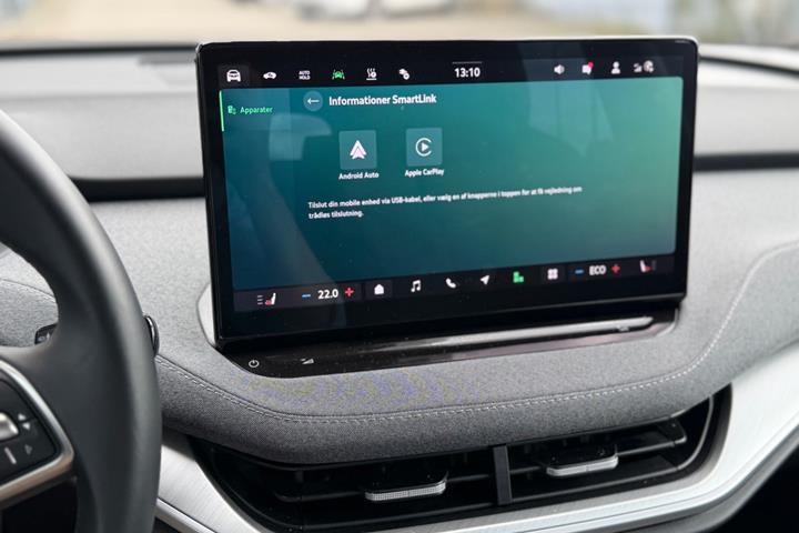 Grøn Skoda Enyaq fra 2025