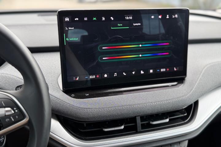 Grøn Skoda Enyaq fra 2025