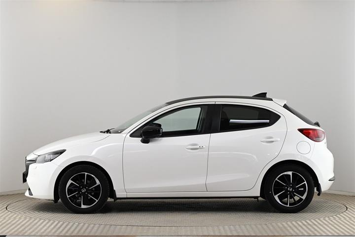 Hvid Mazda 2 fra 2023