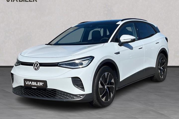 Hvid VW ID.4 fra 2024 set udefra