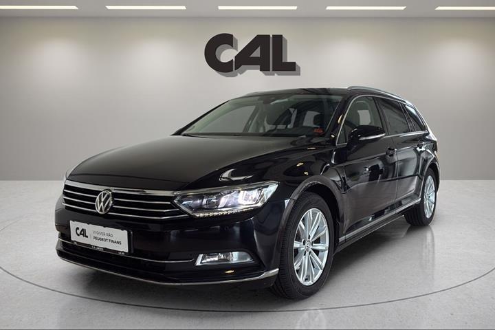 Sort VW Passat fra 2018