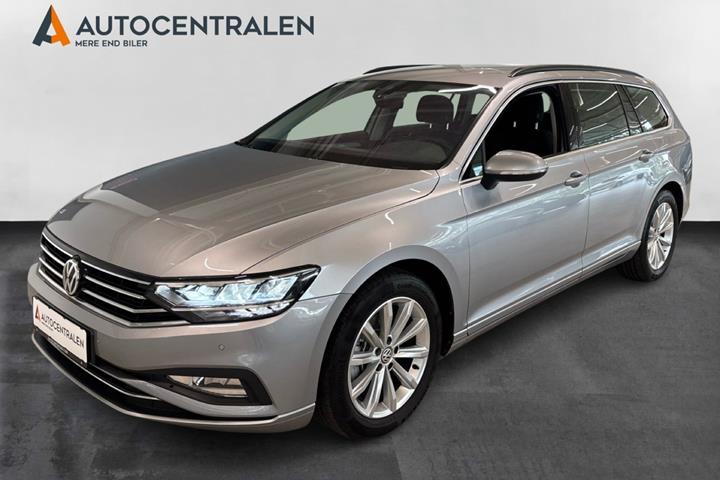 Sølv VW Passat fra 2020