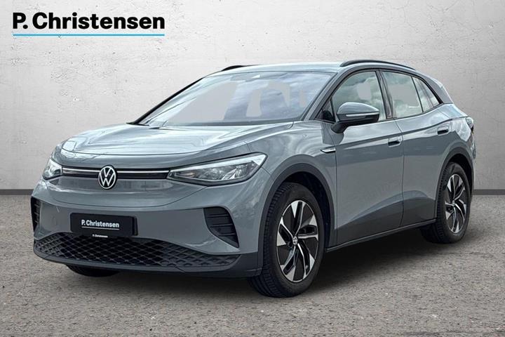 Grå VW ID.4 fra 2023 set udefra