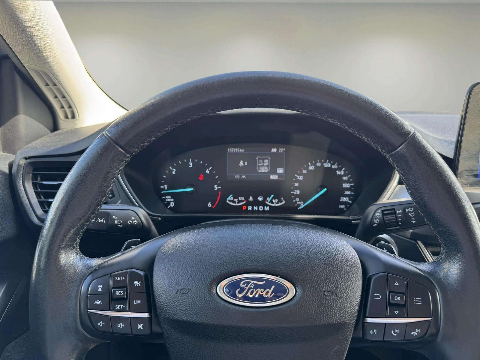 Blå Ford Focus fra 2020