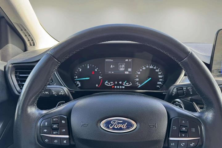 Blå Ford Focus fra 2020