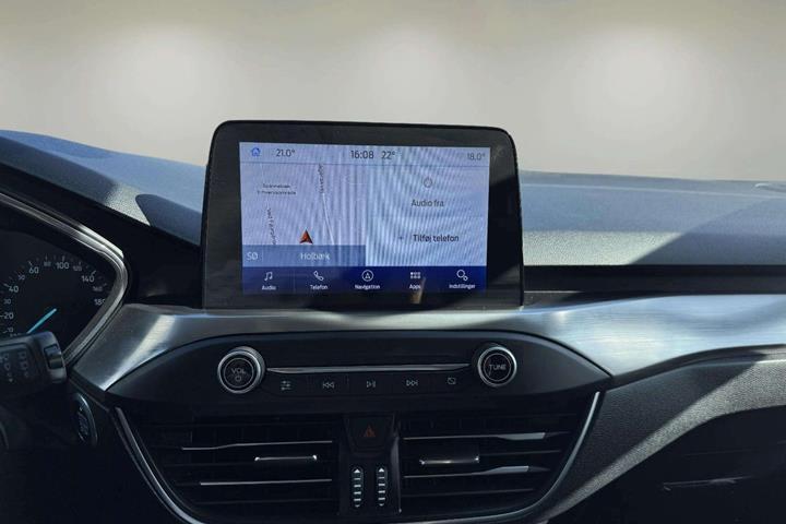 Blå Ford Focus fra 2020