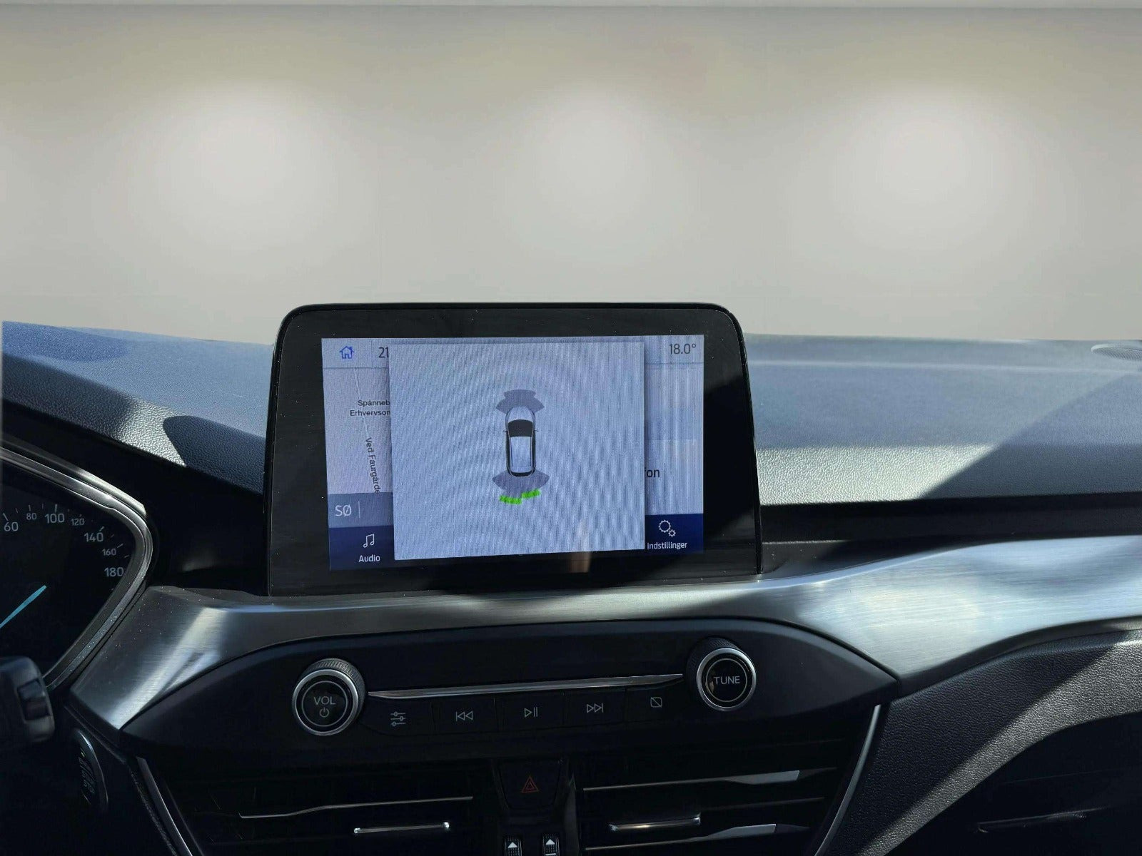 Blå Ford Focus fra 2020