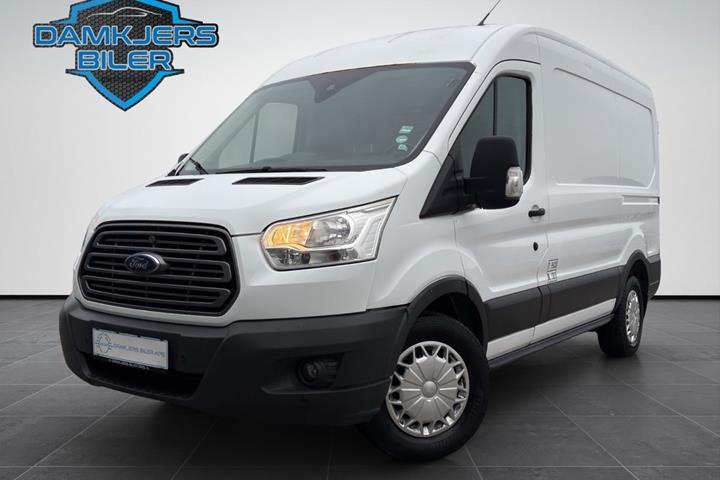 Hvid Ford Transit 350 L2 Van fra 2014