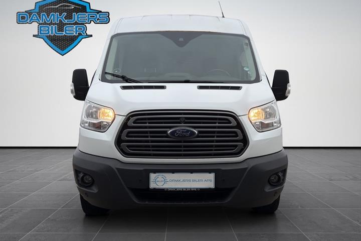 Hvid Ford Transit 350 L2 Van fra 2014