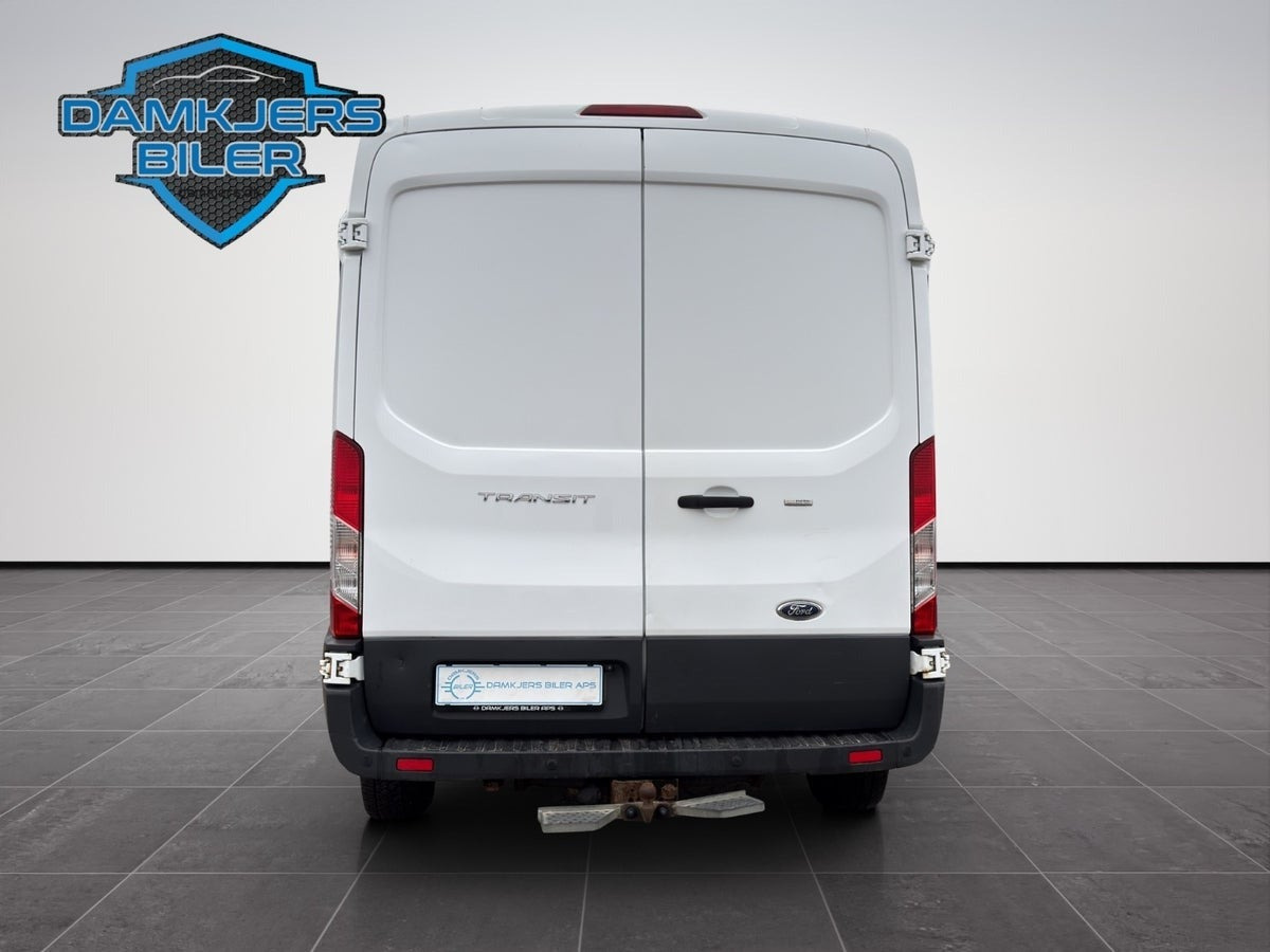Hvid Ford Transit 350 L2 Van fra 2014
