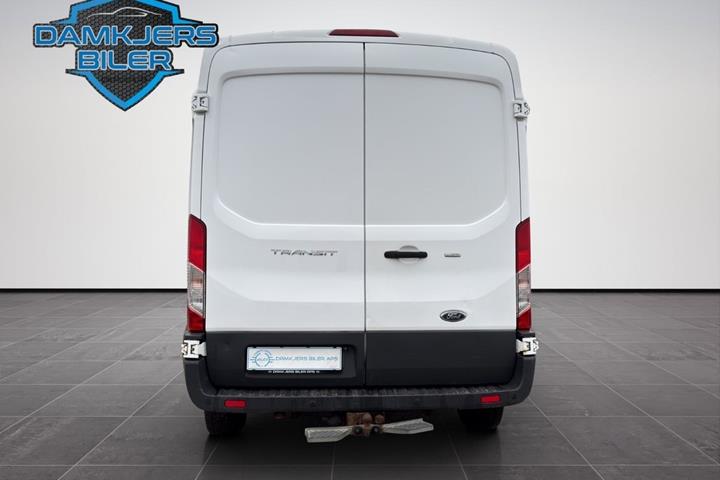 Hvid Ford Transit 350 L2 Van fra 2014