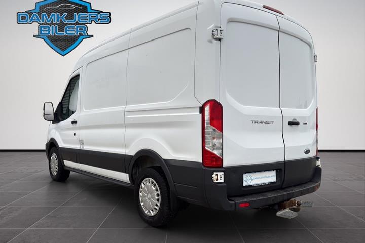 Hvid Ford Transit 350 L2 Van fra 2014
