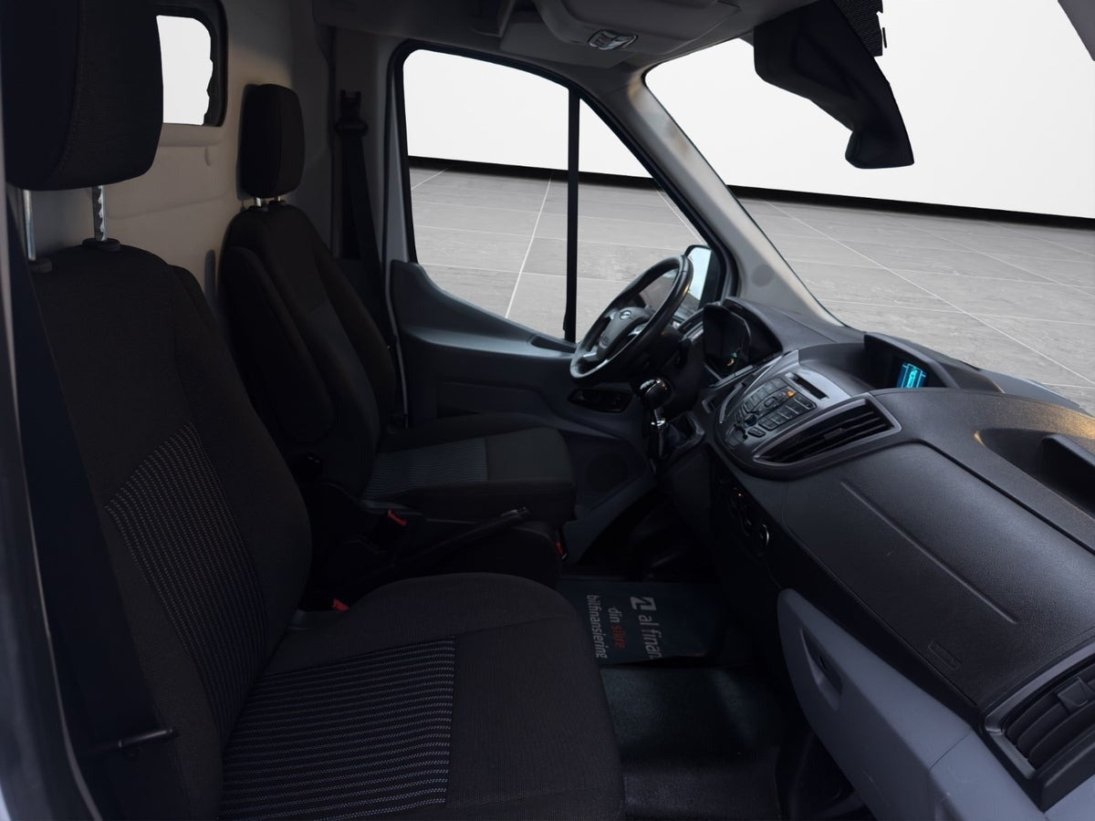 Hvid Ford Transit 350 L2 Van fra 2014