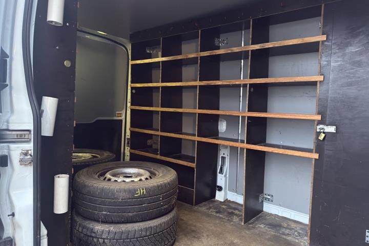Hvid Ford Transit 350 L2 Van fra 2014
