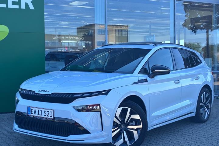 Hvid Skoda Enyaq fra 2026