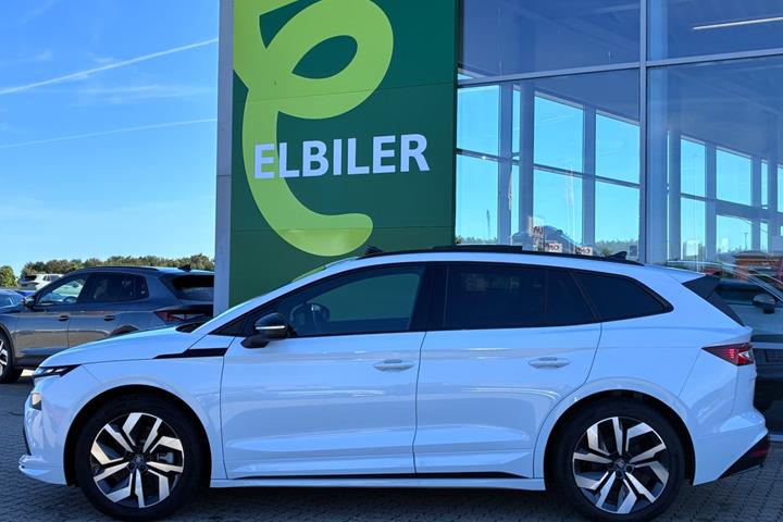 Hvid Skoda Enyaq fra 2026