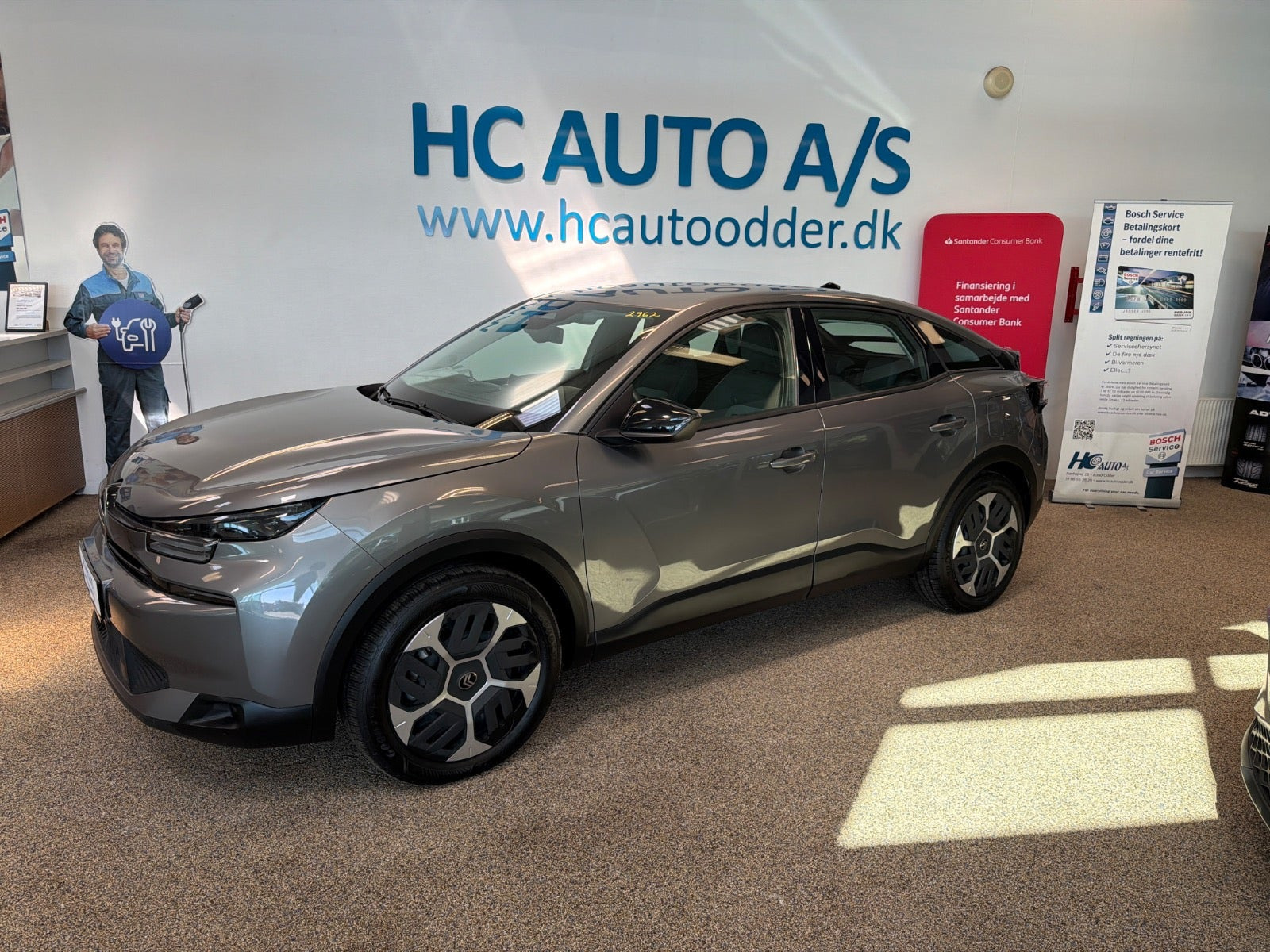Grå Citroën ë-C4 fra 2025