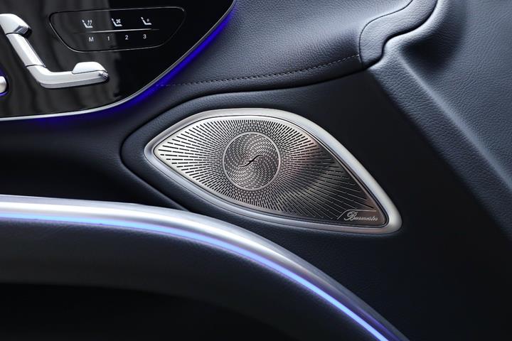 Grå Mercedes EQS450 fra 2025