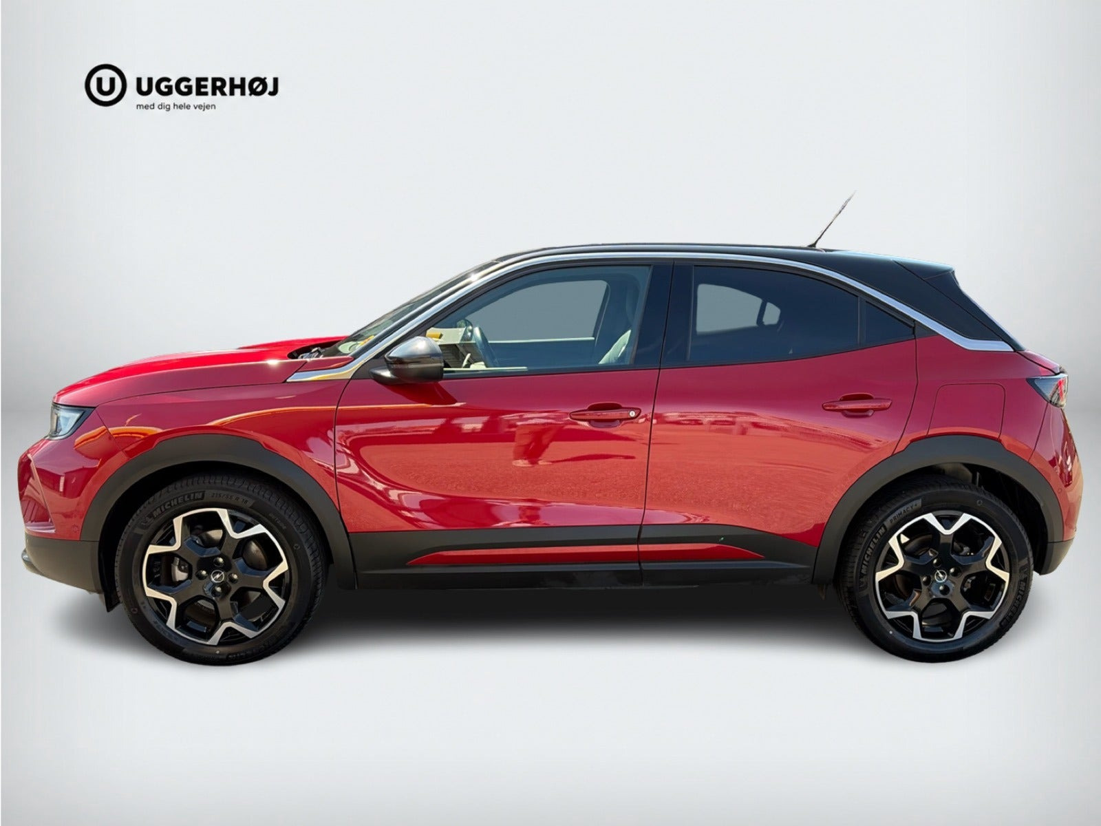 Rød Opel Mokka-e fra 2024