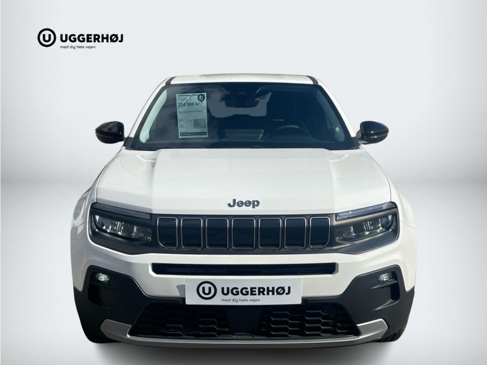 Hvid Jeep Avenger fra 2025