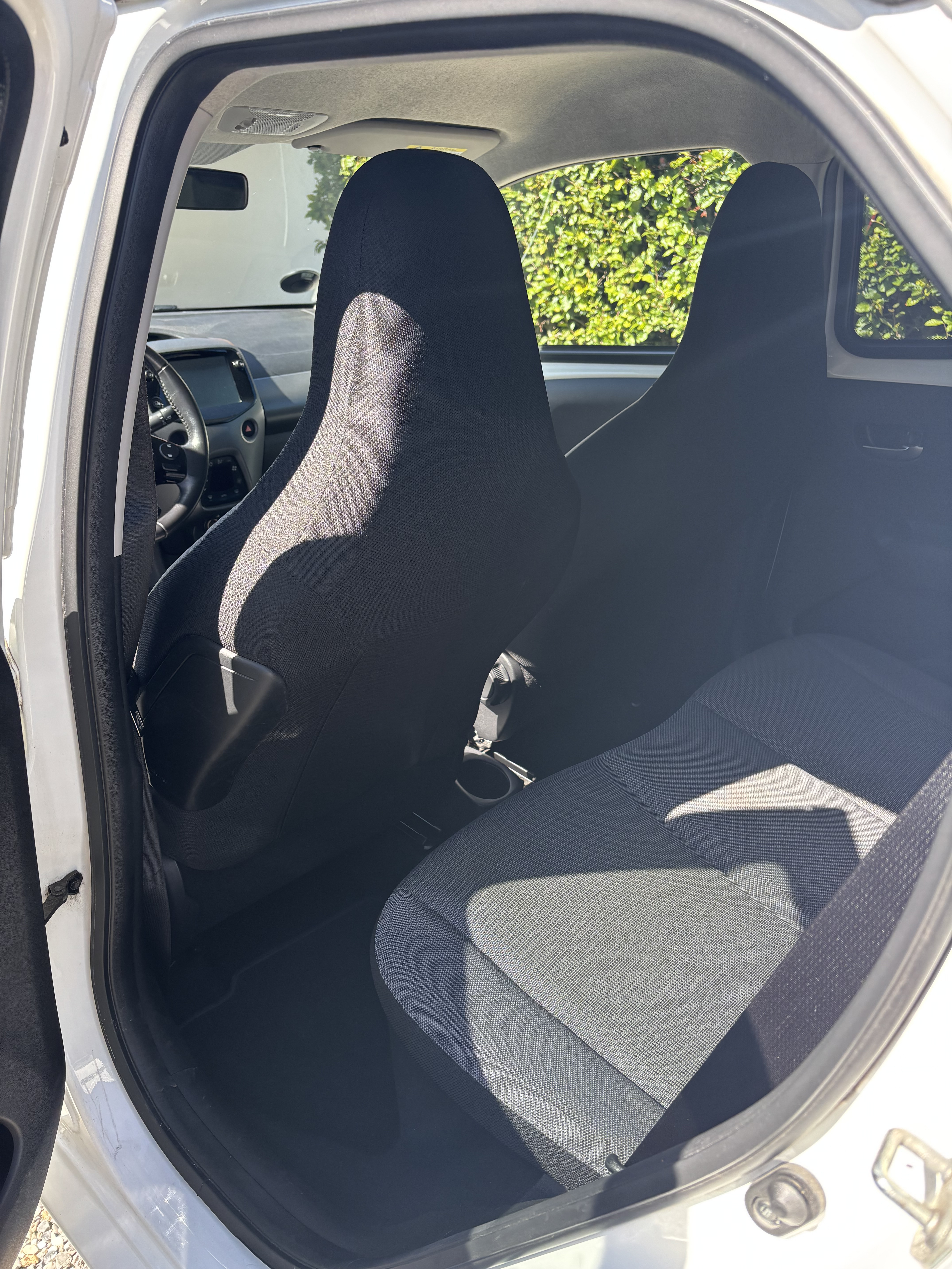 Hvid Toyota Aygo fra 2021