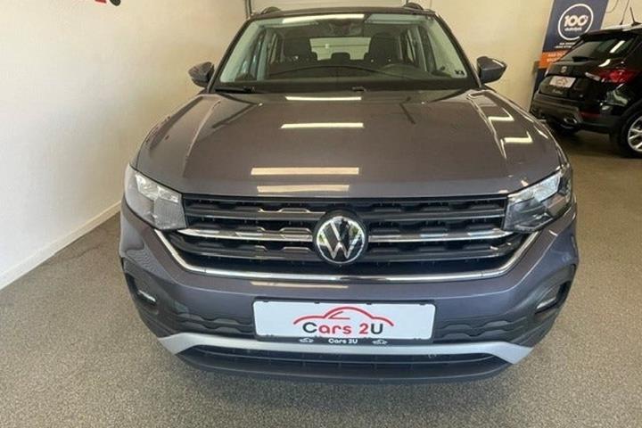 Grå VW T-Cross fra 2022