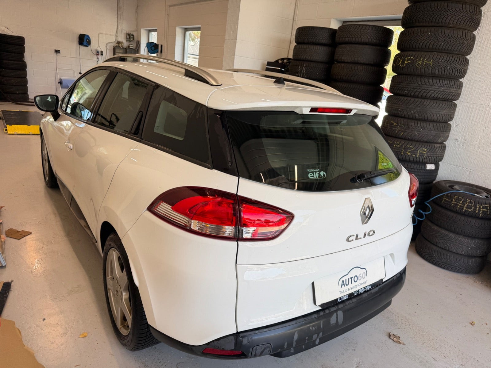 Hvid Renault Clio IV fra 2018