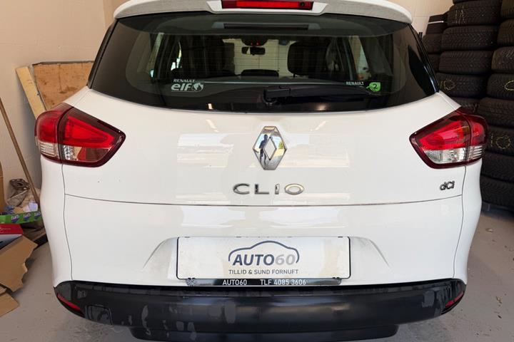 Hvid Renault Clio IV fra 2018